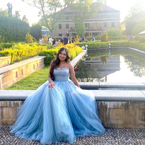MillaNova | Dresses | Blue Tulle Milla Dress | Poshmark
